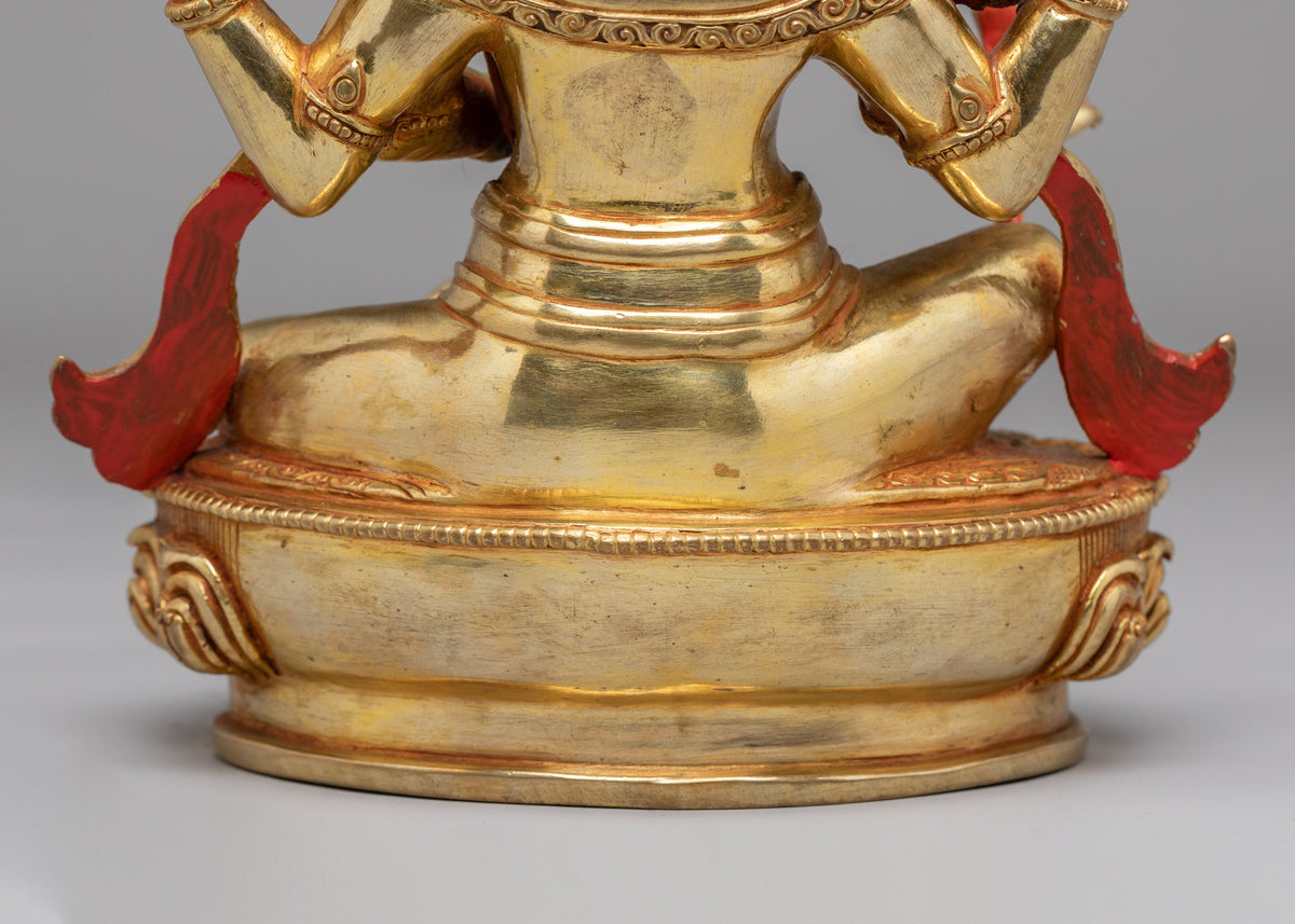 Handcrafted Ganesh Altar Statue | Hindu Deity Figurine for Spiritual Home Decor