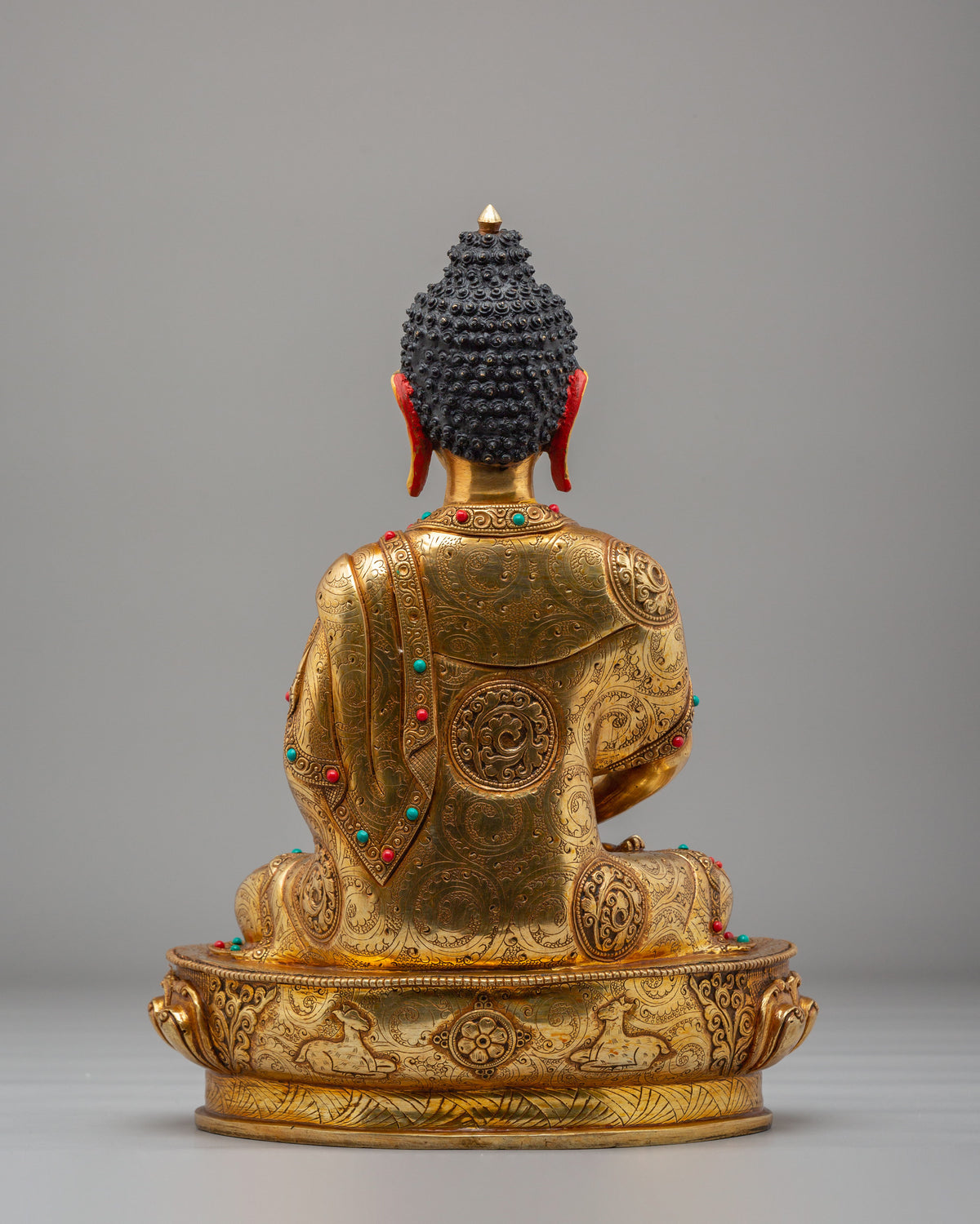 Tibetan Amitabha Buddha Sukhavati Statue | Handcrafted Tibetan Artwork
