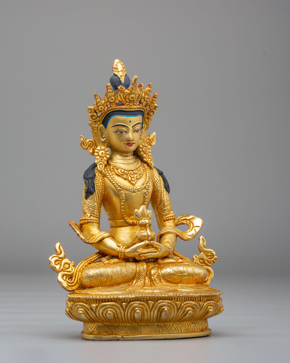Sacred Amitayus Buddhist Statue | Traditional Handmade Artwork