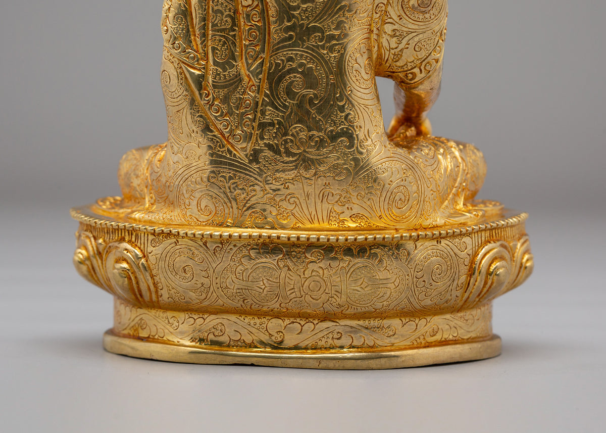 Tibetan Namo Shakyamuni Buddha Statue | Spiritual Home Decor