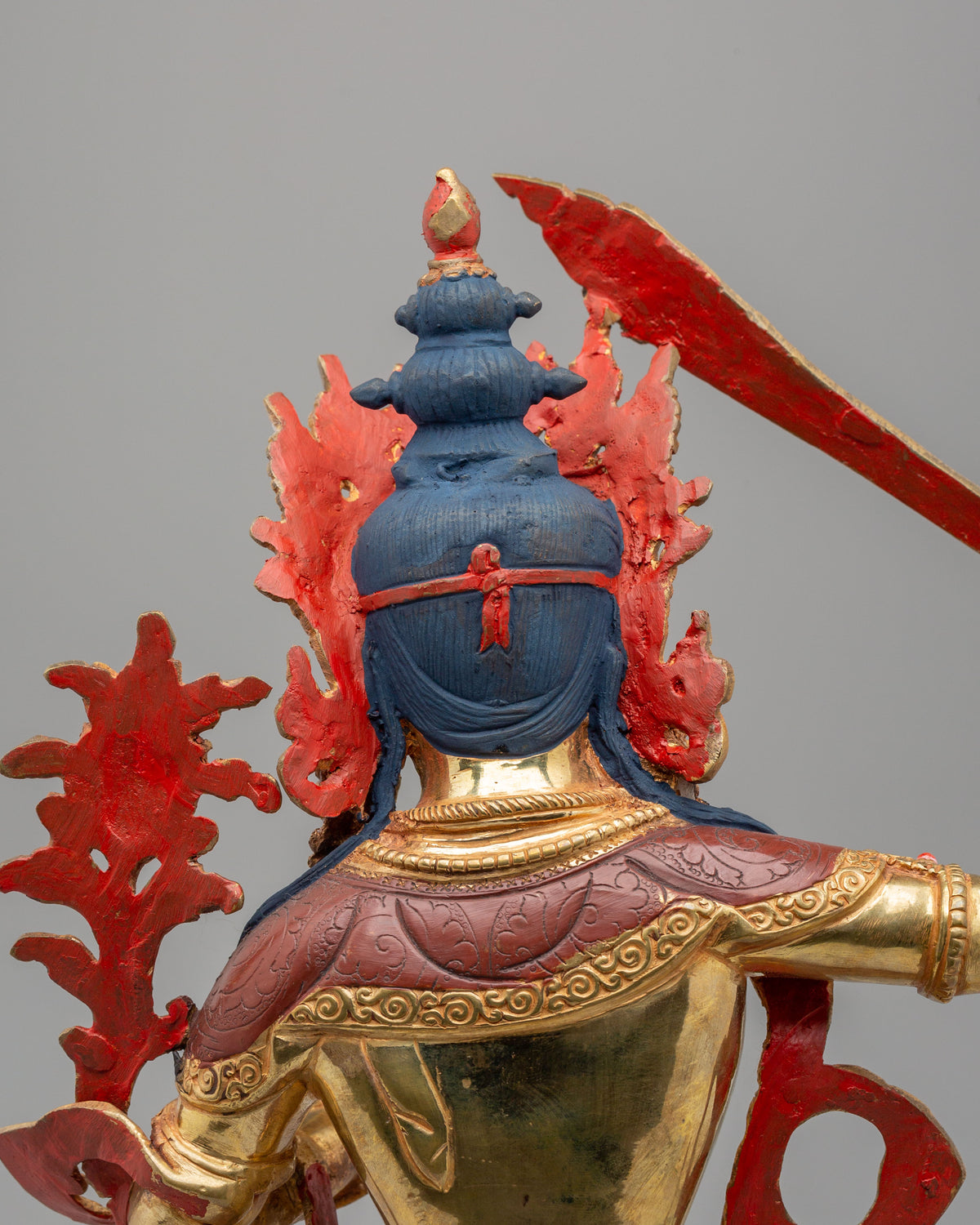 Manjushri Statue For Buddhist Altar | Handcrafted Spiritual Decor