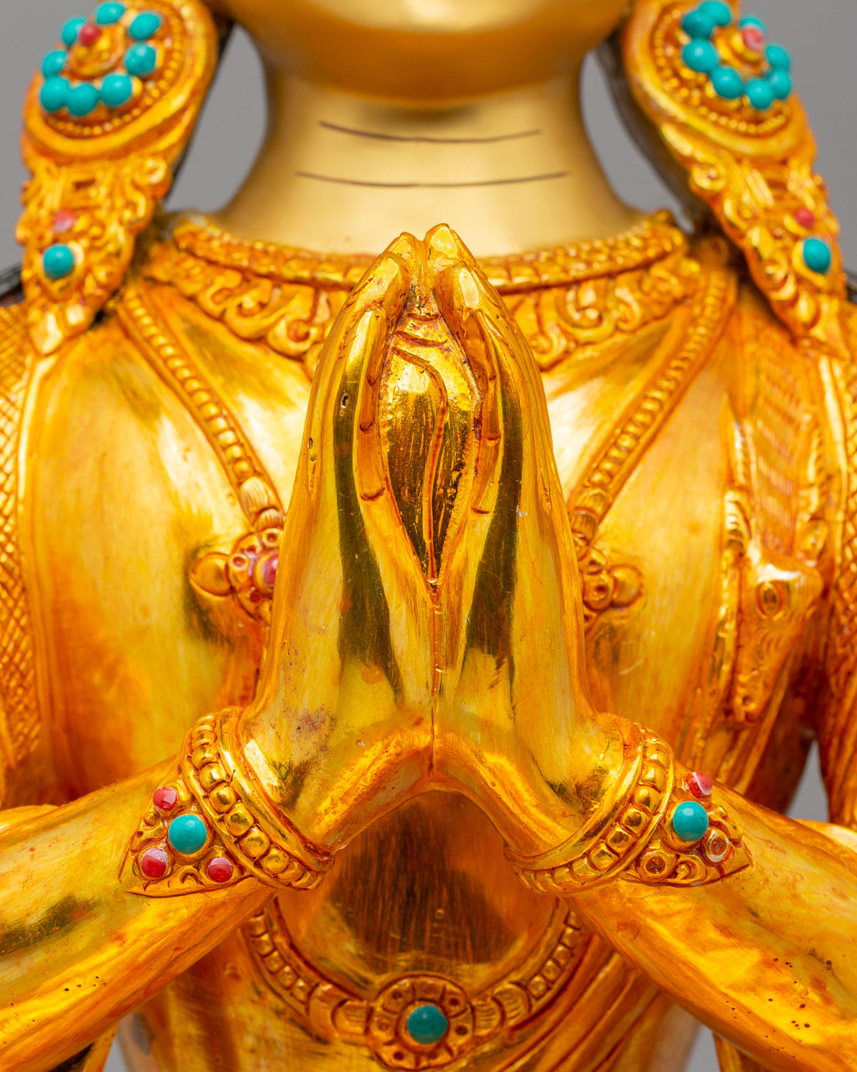 Sacred Himalayan Chenrezig Altar Statue | Embodiment of Compassion
