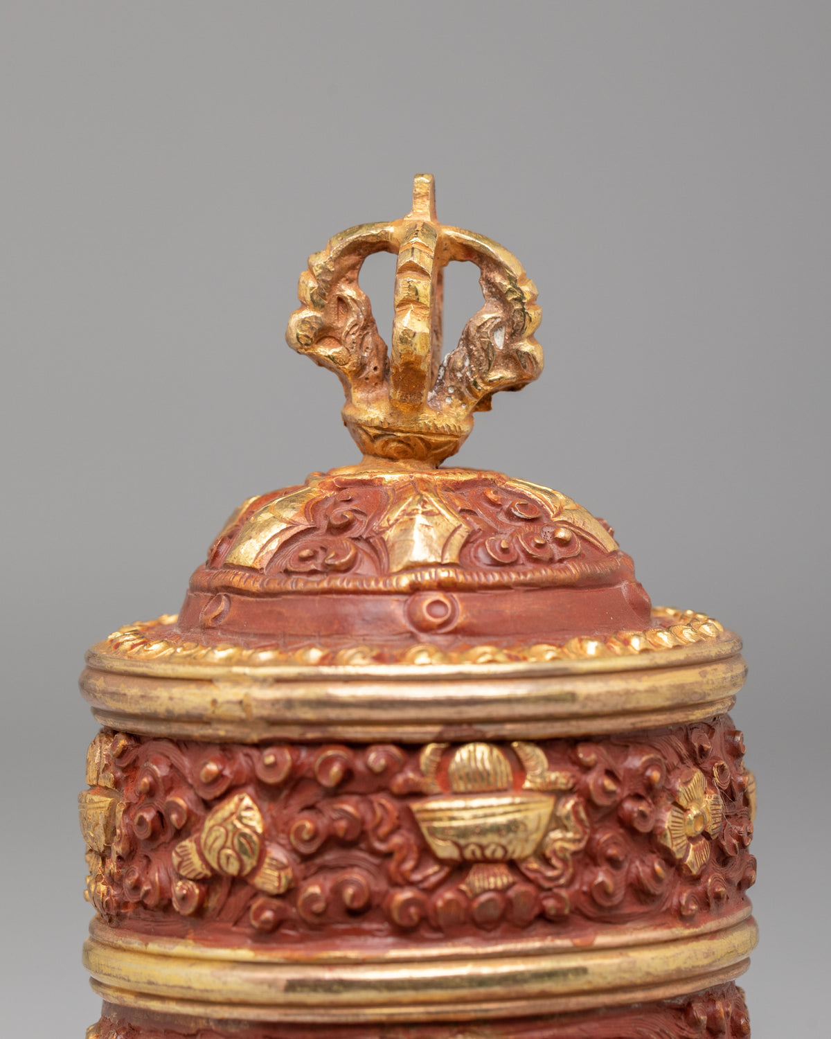 Traditional Tibetan Dhupur Rice Pot | Sacred Offering Vessel for Rituals