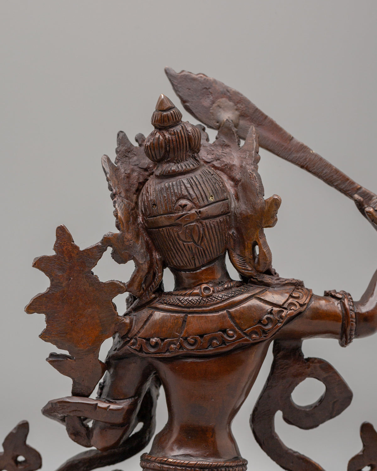 Tibetan Buddhist Manjushri Sculpture | Spiritual Home Decor