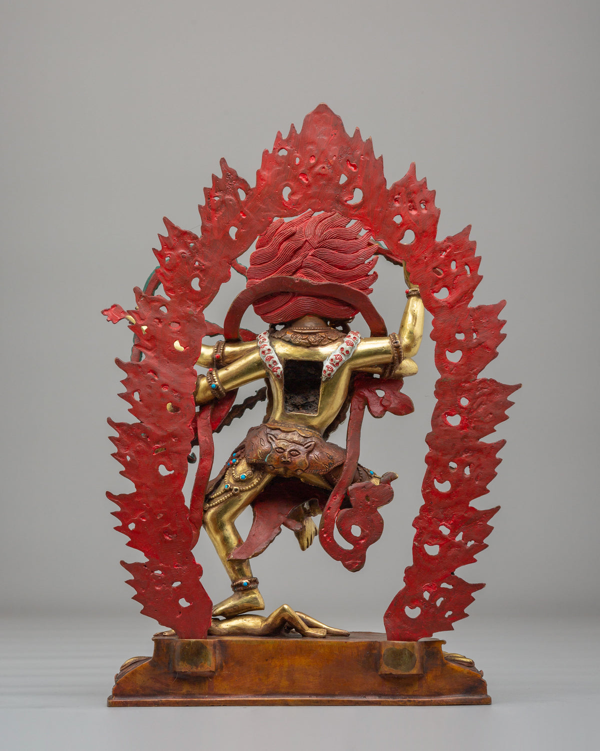 Himalayan Kurukulla Buddhist Sculpture | Tibetan Goddess of Attraction