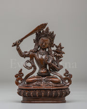 Tibetan Buddhist Manjushri Sculpture 