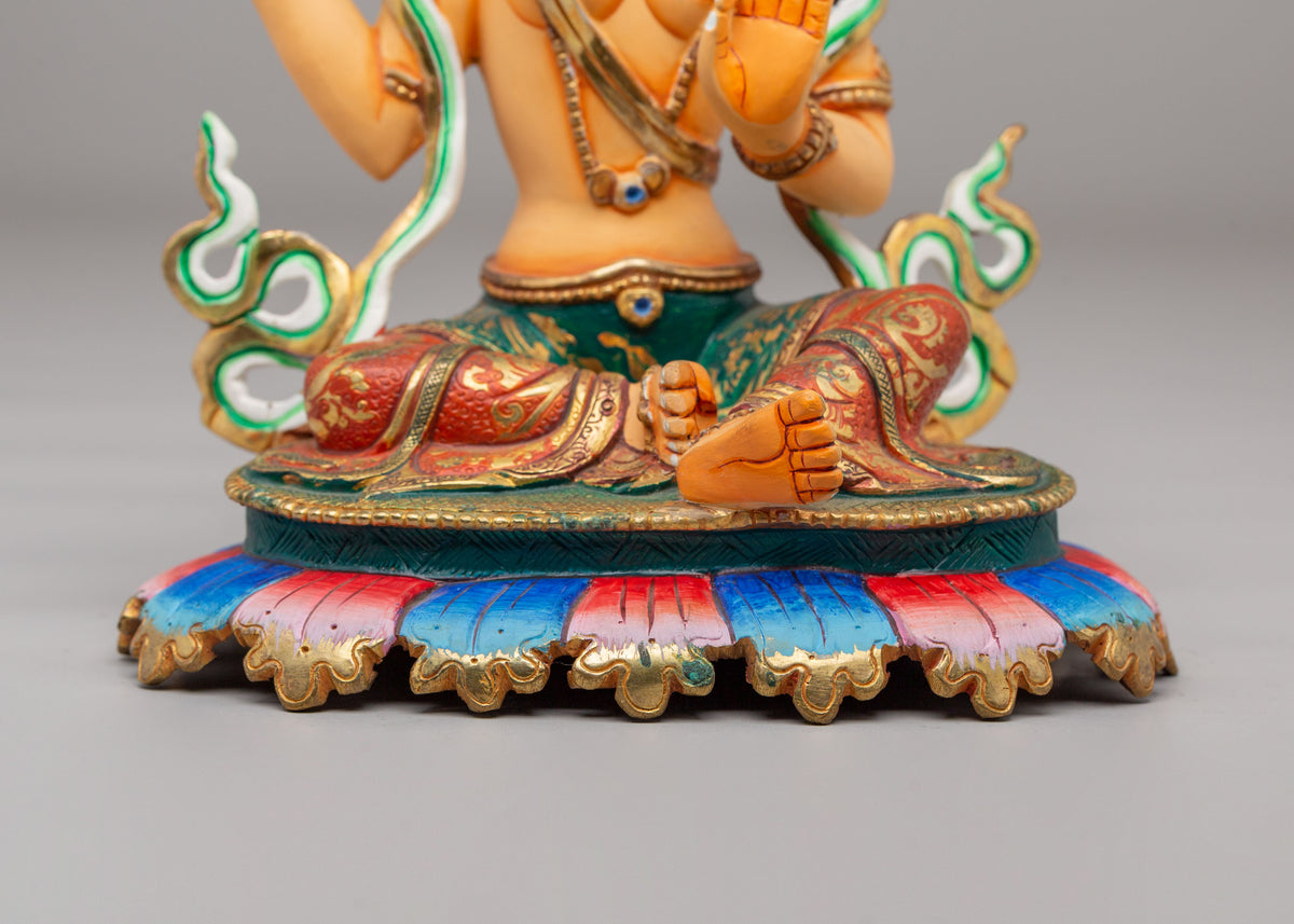 Yeshe Tsogyal and Mandarva Statue | Sacred Vajrayana Master Set