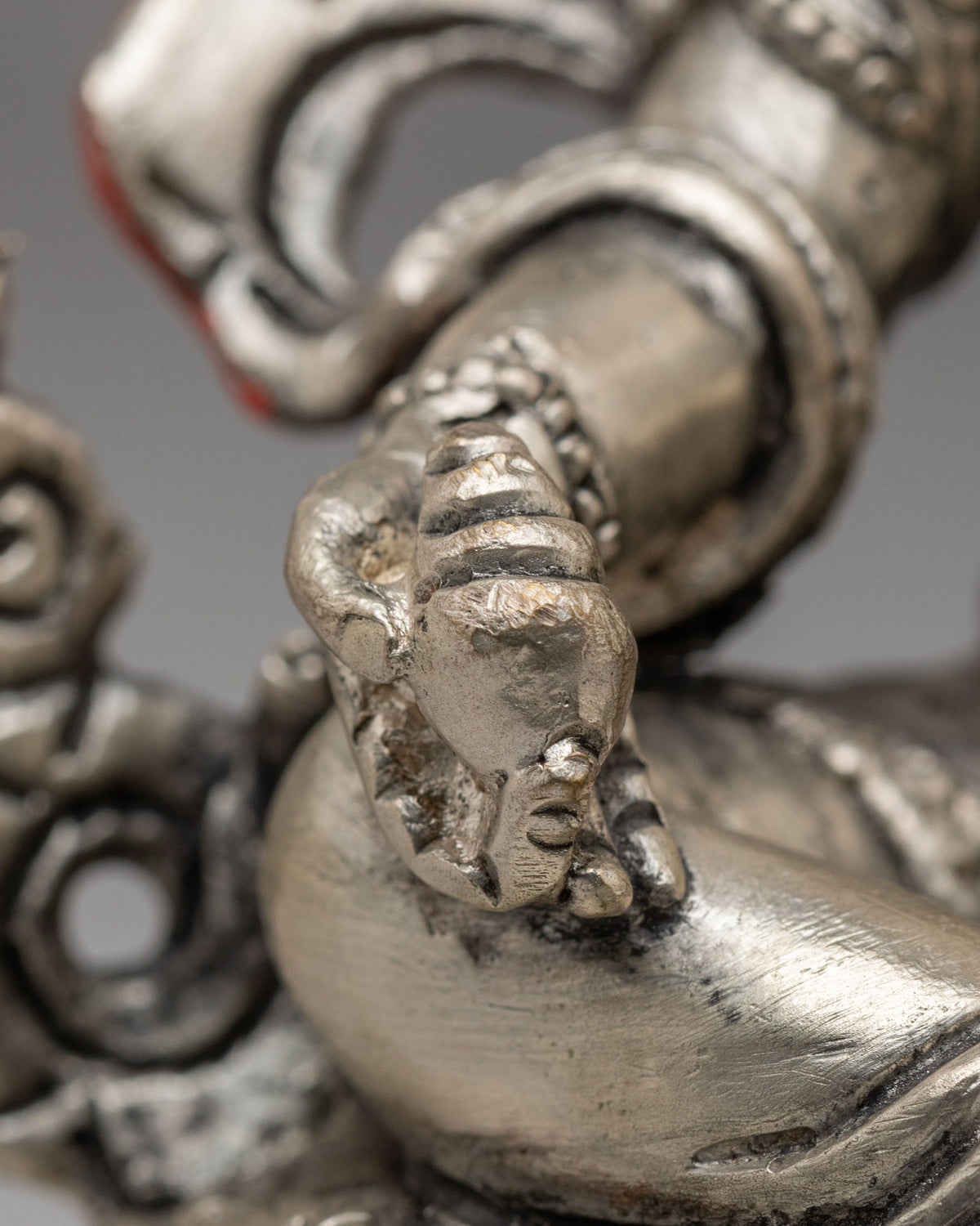 Sacred Dzambhala Buddhist Sculpture | Handcrafted Wealth Deity Statue