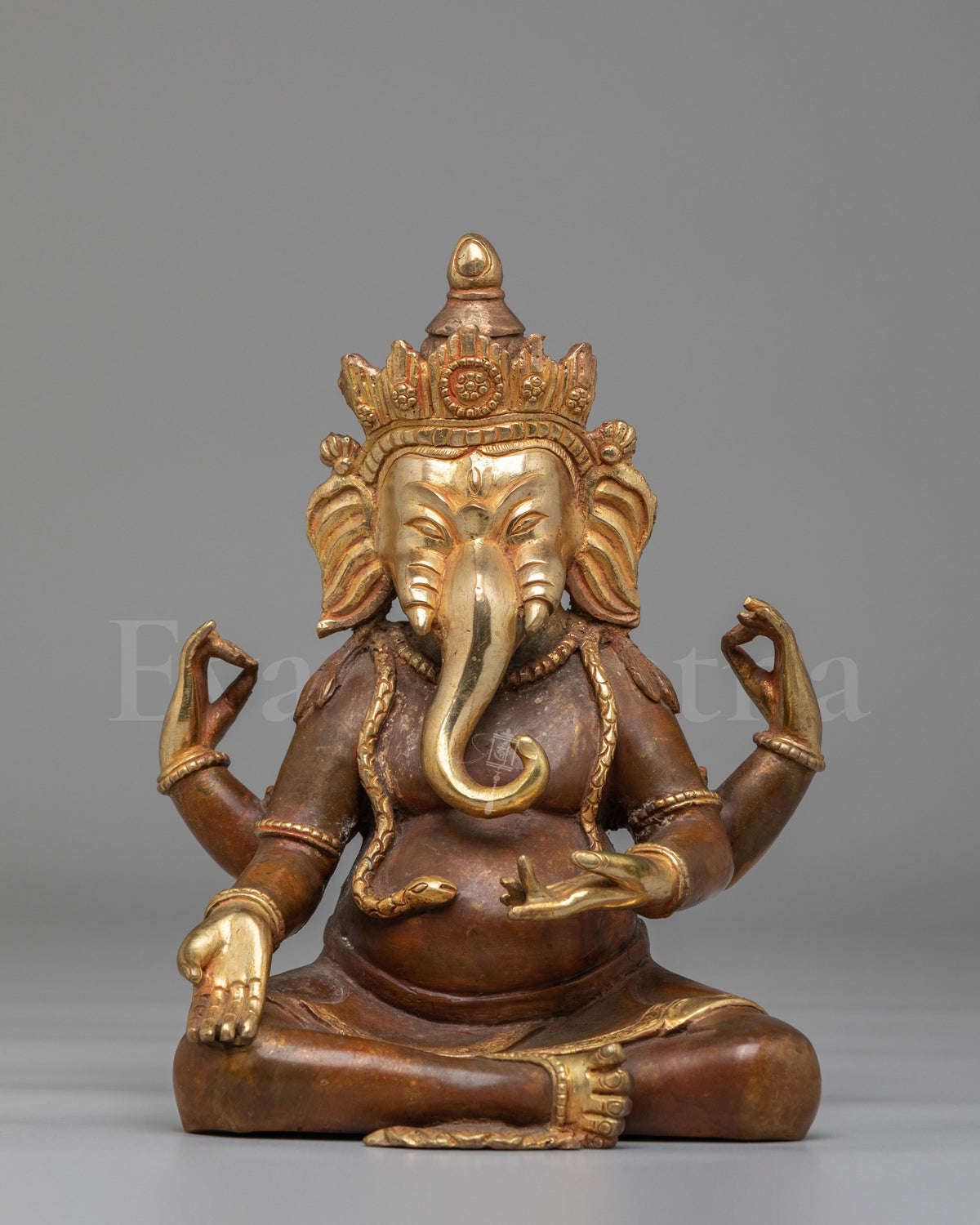 Sacred Himalayan Ganesh Altar Statue