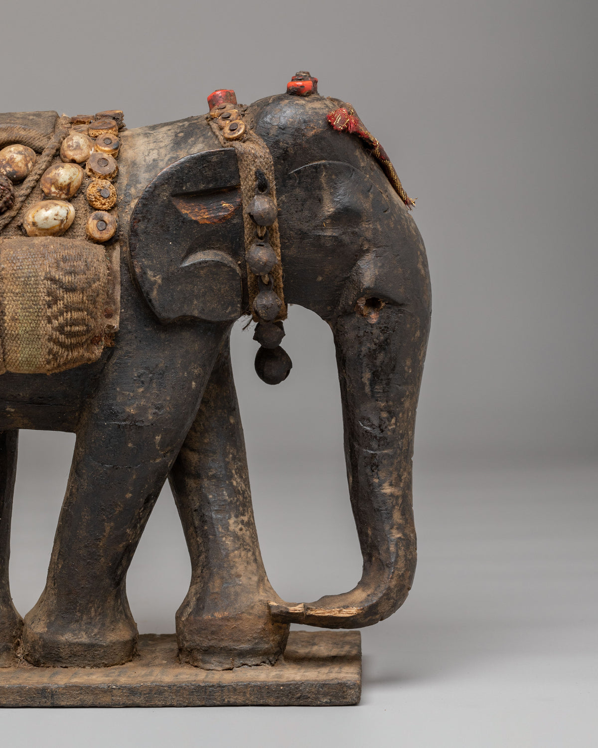 Elephant Wood Carving Statue | Perfect for Home Decor