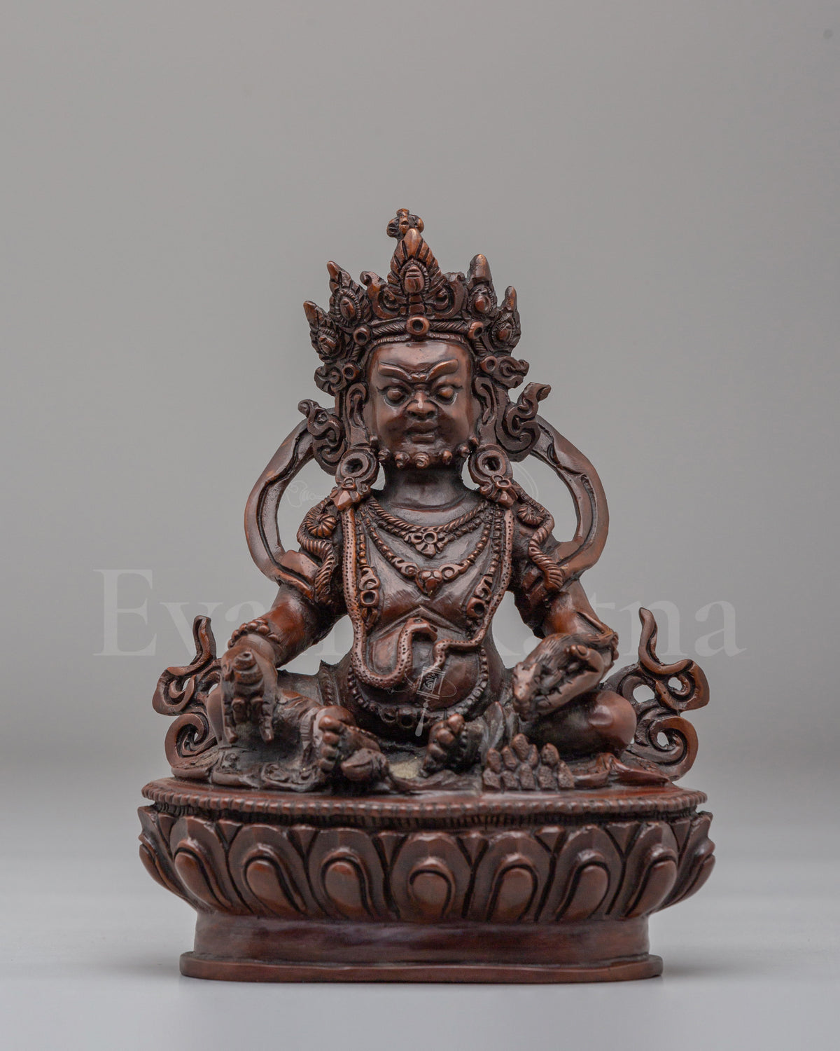 Tibetan Wealth Deity Dzambhala Sculpture 
