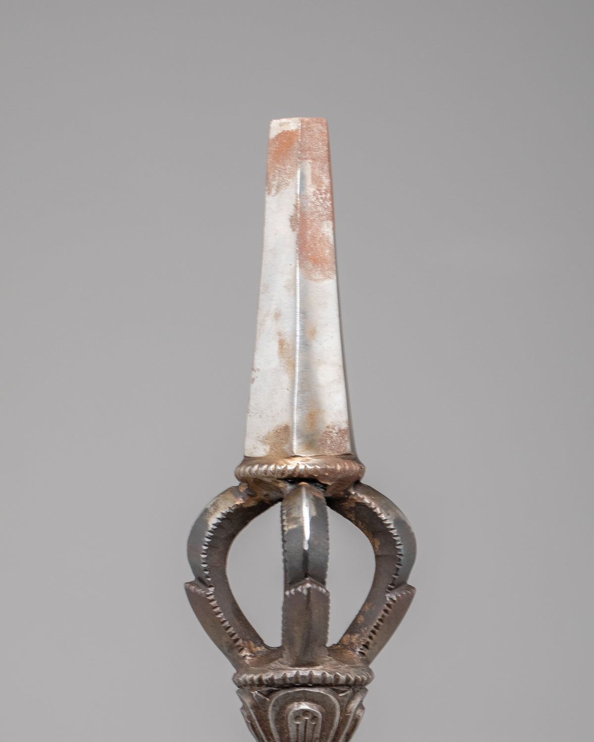 Handcrafted Kartika Knife With Stand | Sacred Ritual Dagger