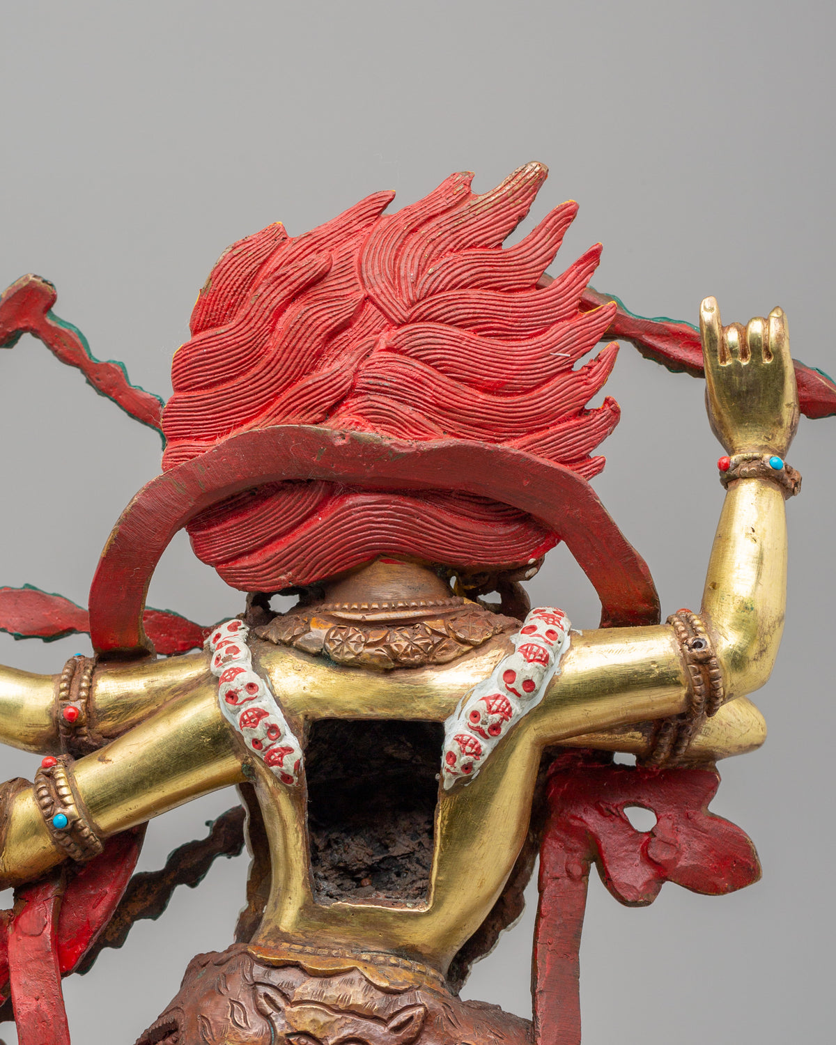 Himalayan Kurukulla Buddhist Sculpture | Tibetan Goddess of Attraction