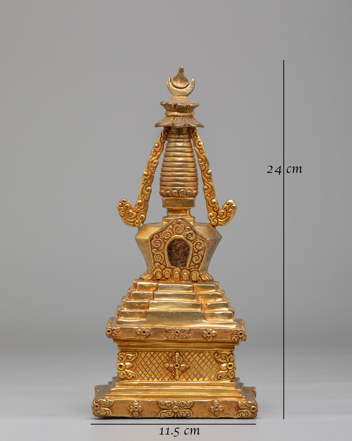 Stupa of Great Miracles for Buddhist Altar | Symbol of Enlightenment