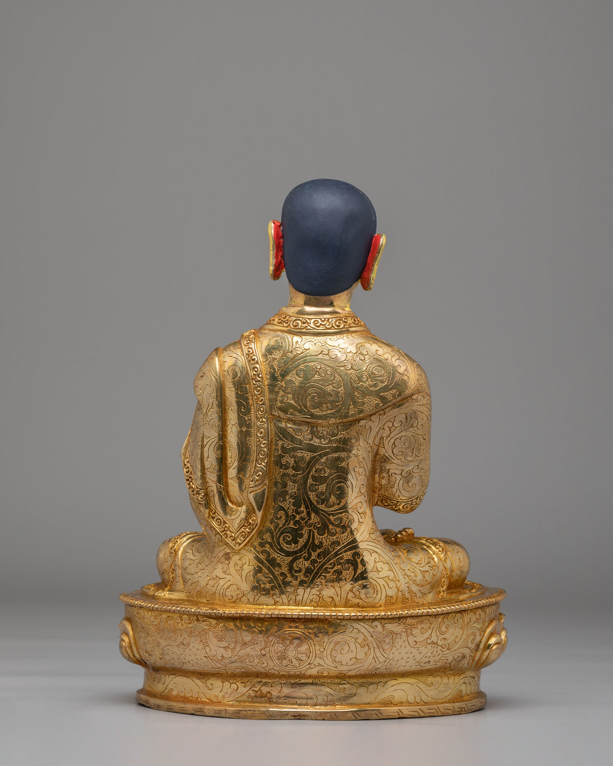 Tibetan Buddhist Tsongkhapa Statue Set | Gelug Lineage Masters