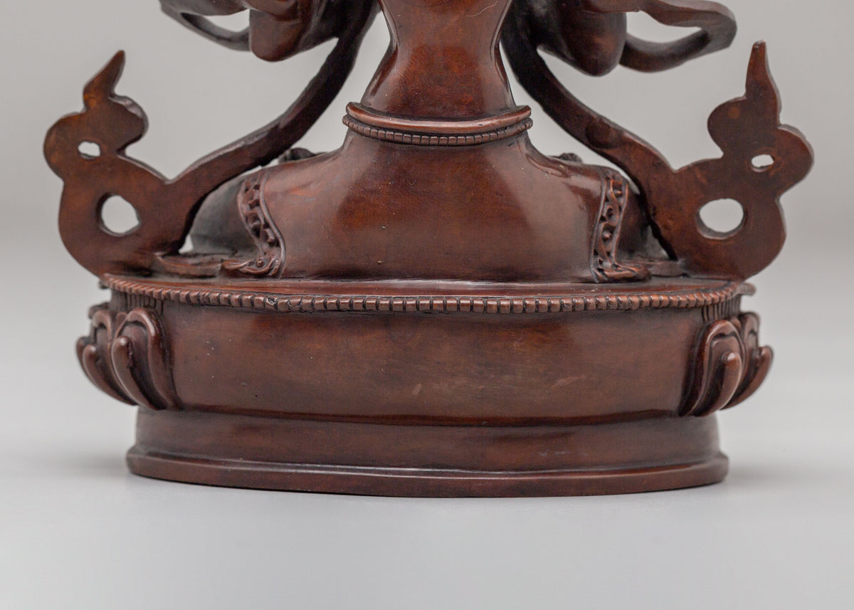 Tibetan Vajradhara Buddha Statue | Sacred Sculpture for Altar Space