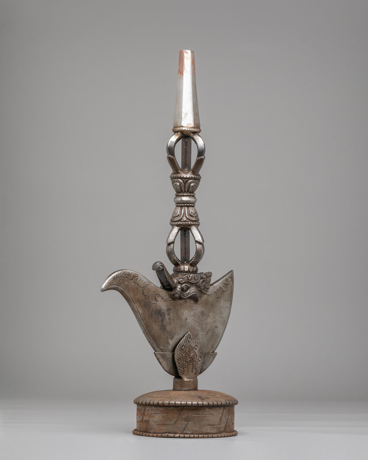 Handcrafted Kartika Knife With Stand | Sacred Ritual Dagger