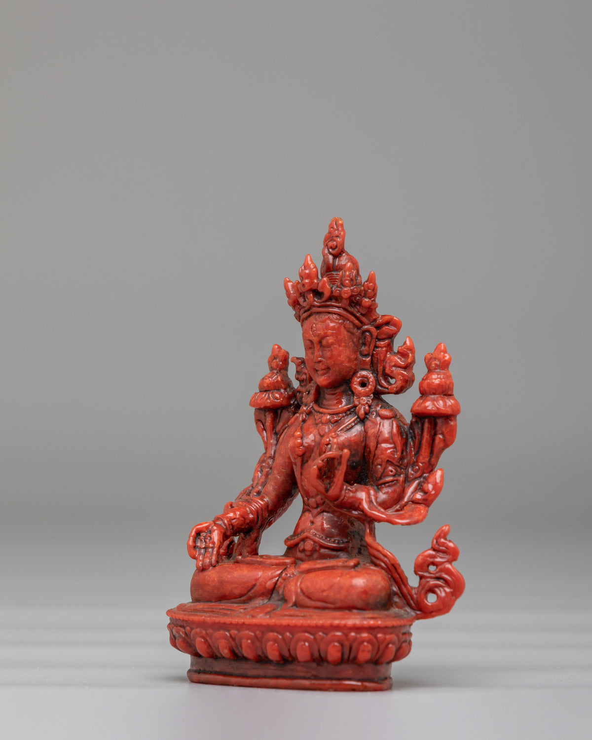 Traditional White Tara Buddhist Sculpture | Buddhist Spiritual Artwork
