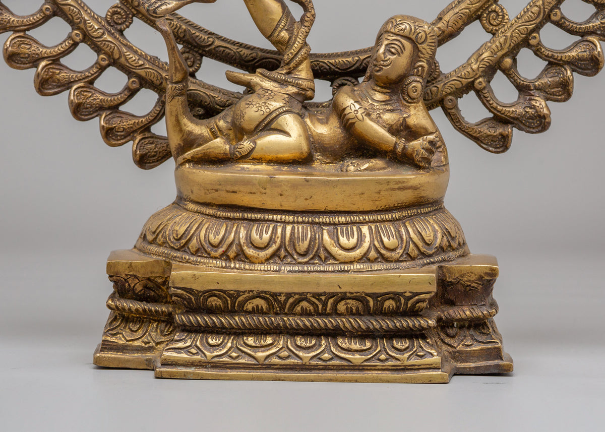 Sacred Shiva Natraj Statue | Handcrafted Hindu Deity Artwork