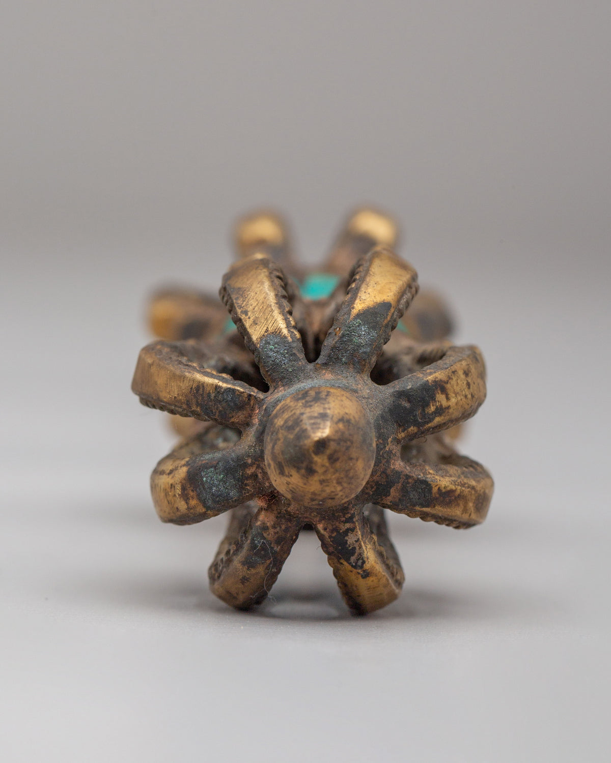 Vajra For Buddhist Ceremony | Brass Dorje Ritual Tool