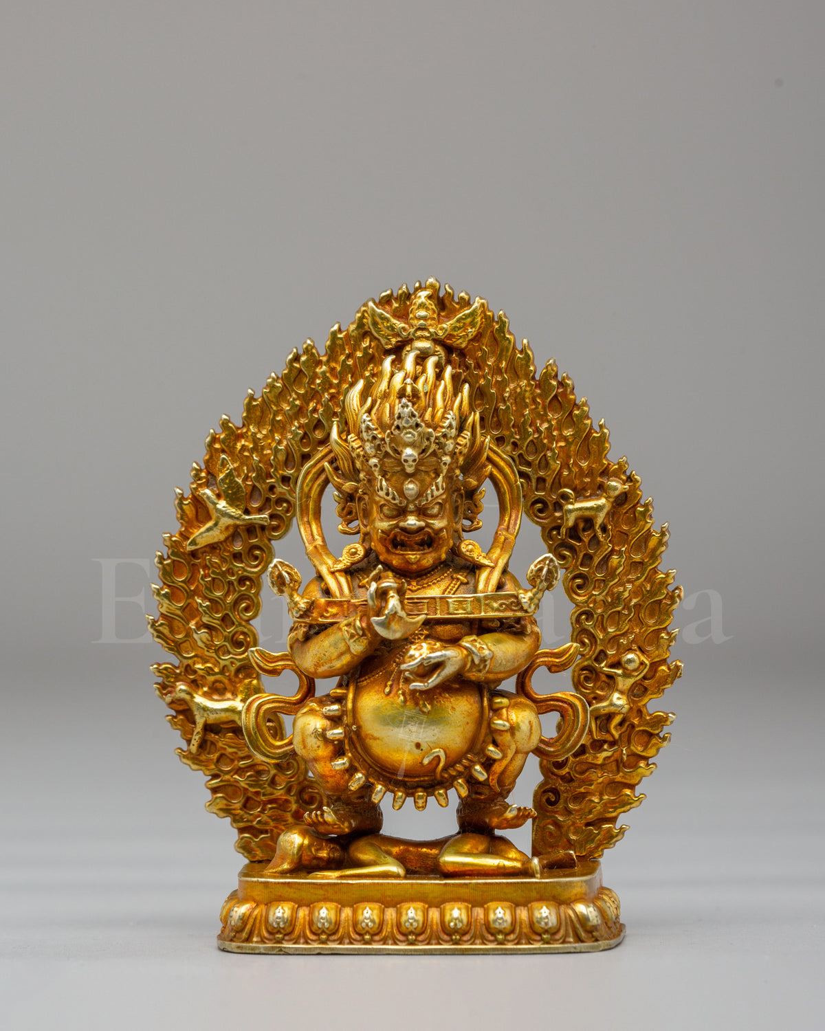 Shakya Mahakala Buddhist Protector Statue 