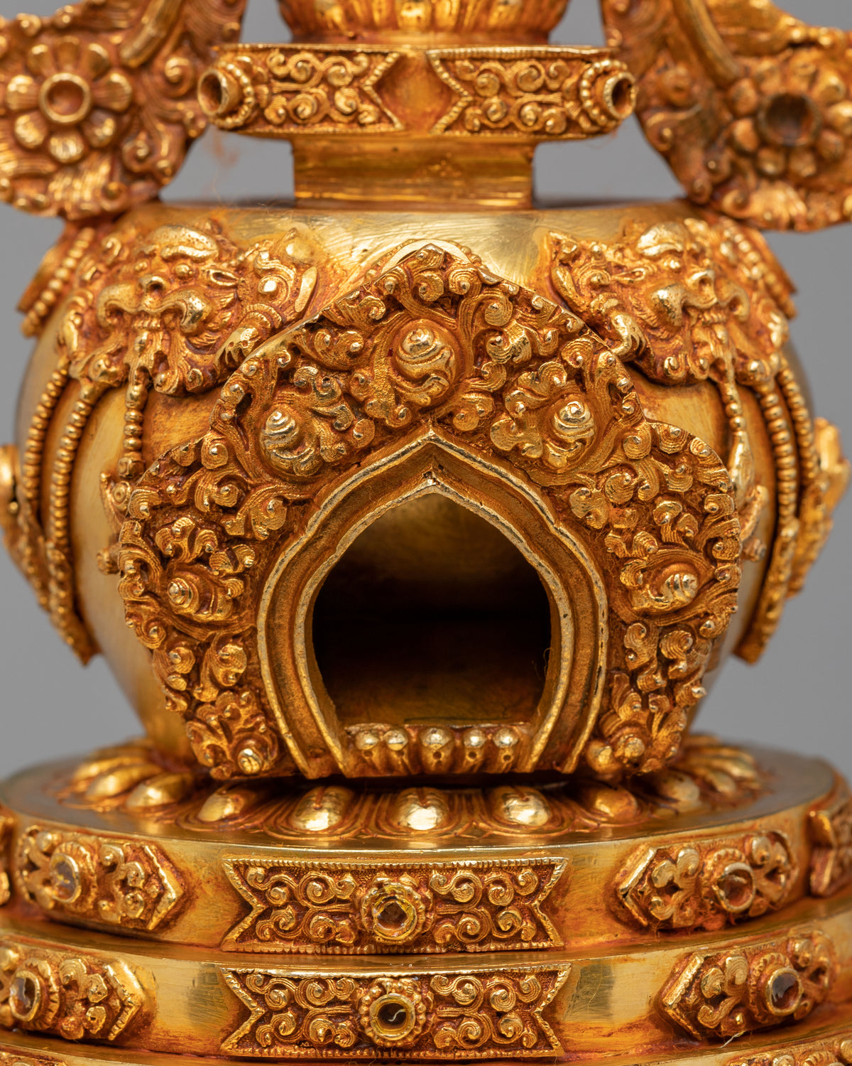 Handmade Buddhist Namgyal Chorten Stupa | Spiritual Home Decor