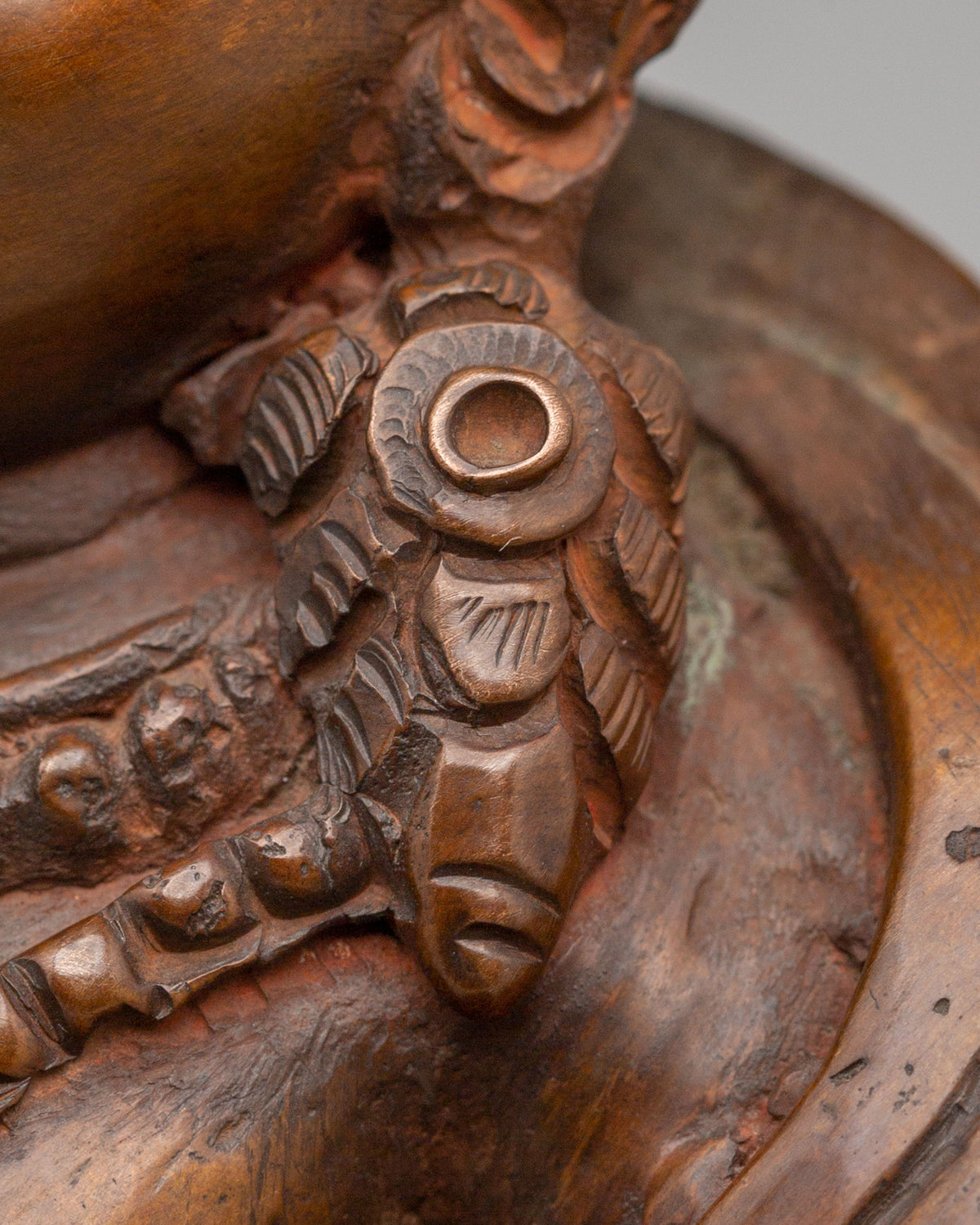 Handmade Dzambhala Meditation Statue | Tibetan Wealth Deity Artwork
