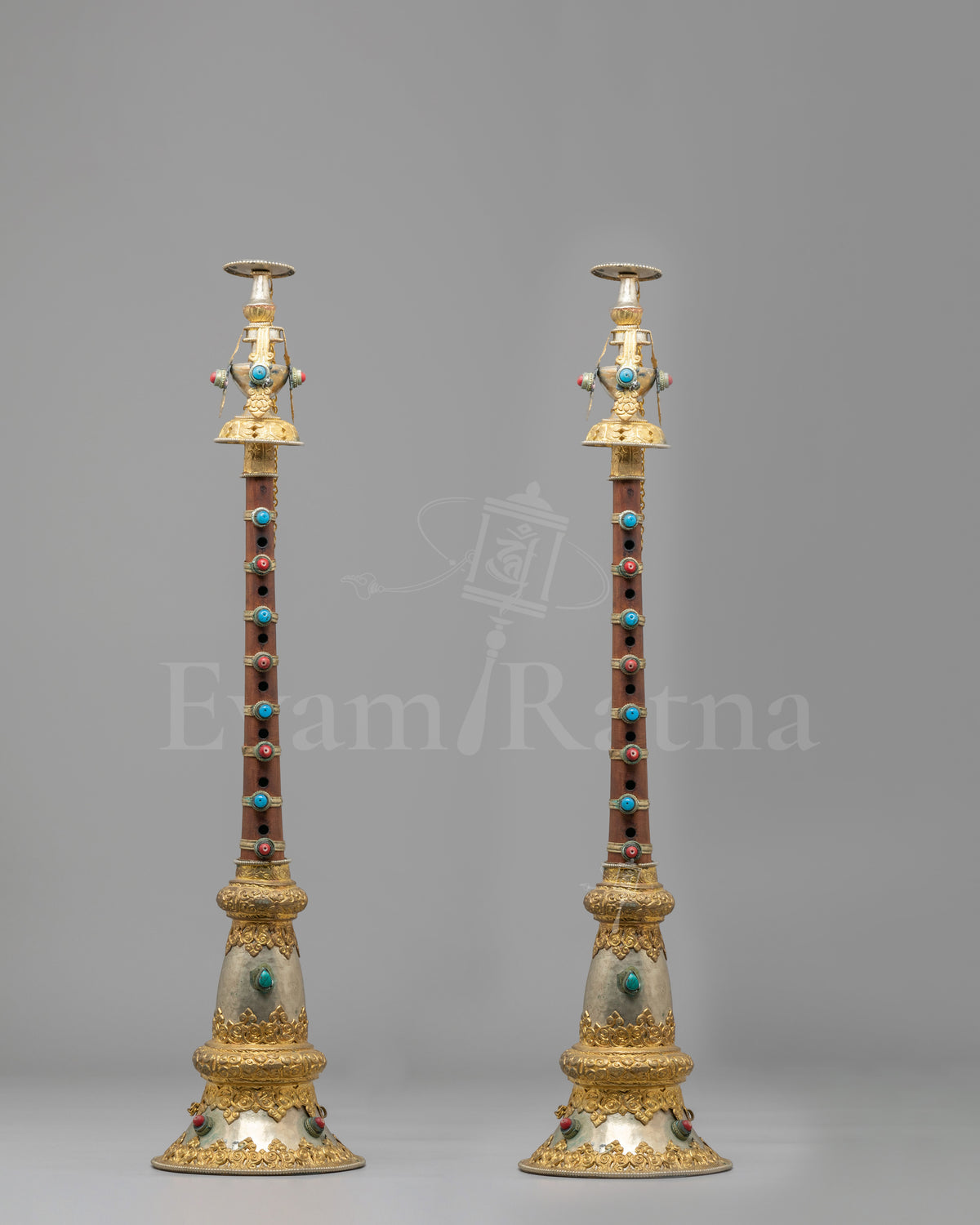 Handcrafted Tibetan Gyaling Set