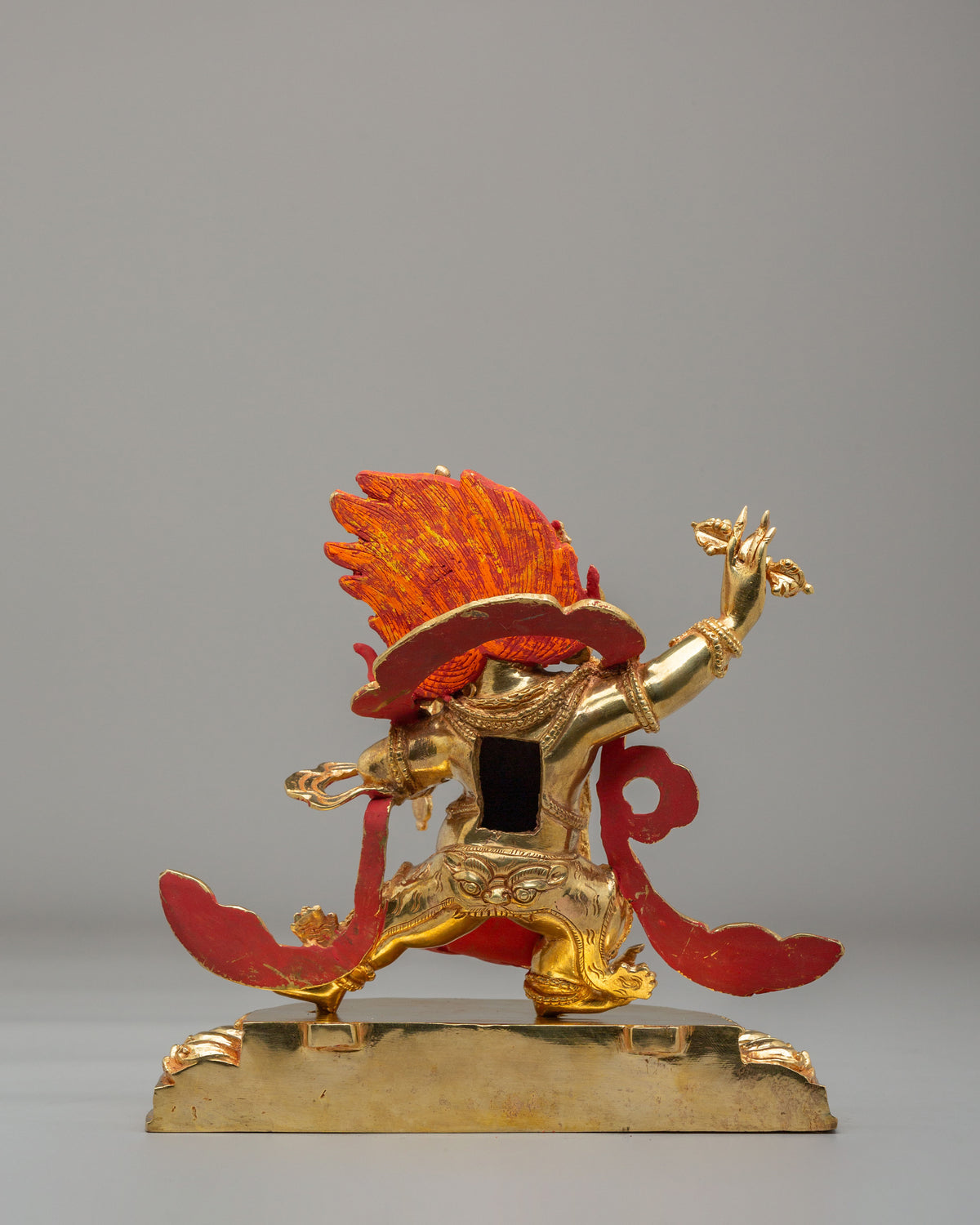 Buddhist Vajrapani Sculpture | Spiritual Protector Art