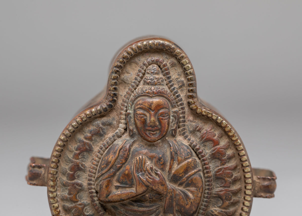 Tibetan Buddhist Vairocana Ghau Box | Perfect for Sacred Offerings
