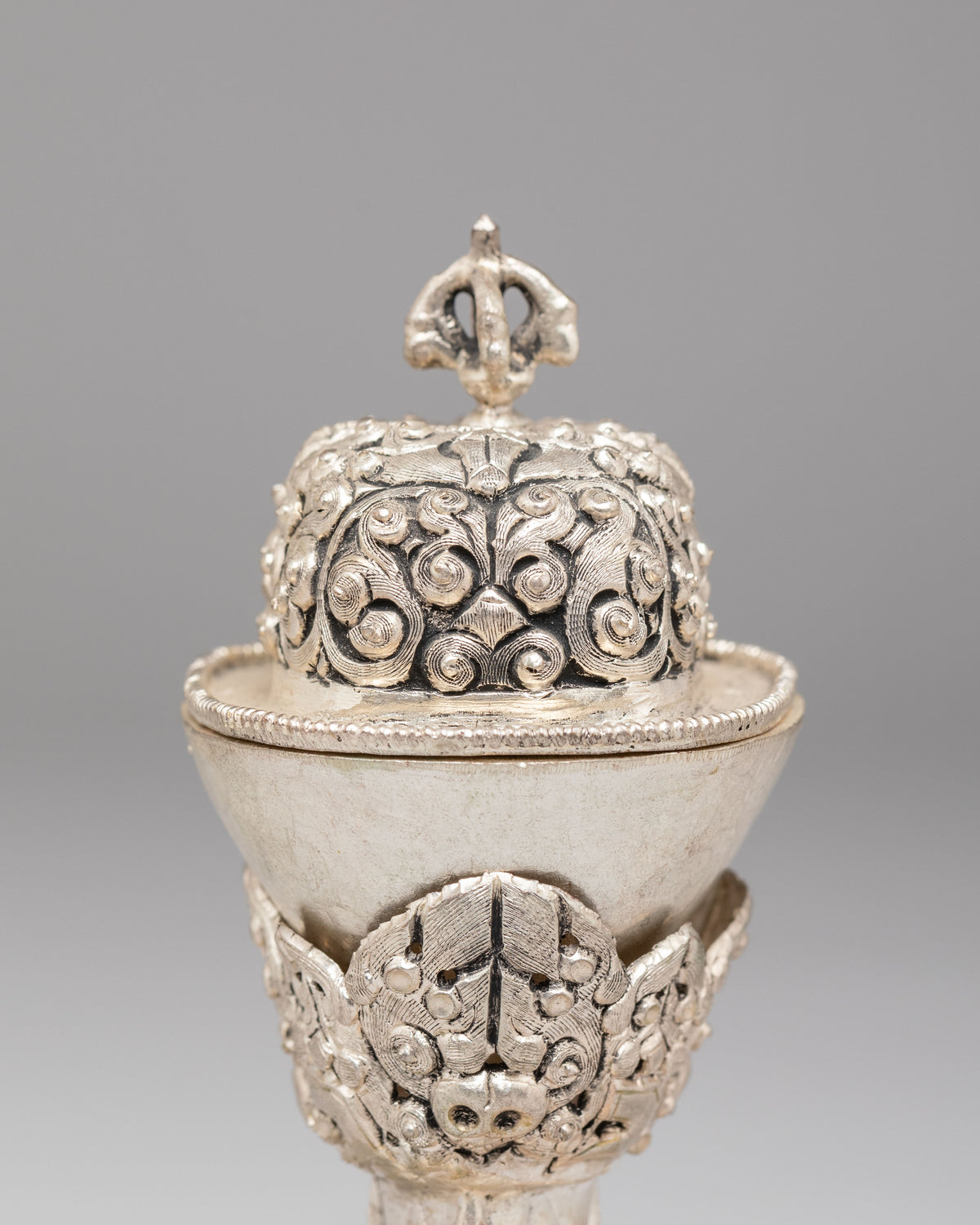 Handmade Tibetan Kapala | Skull Cup for Ritual Use