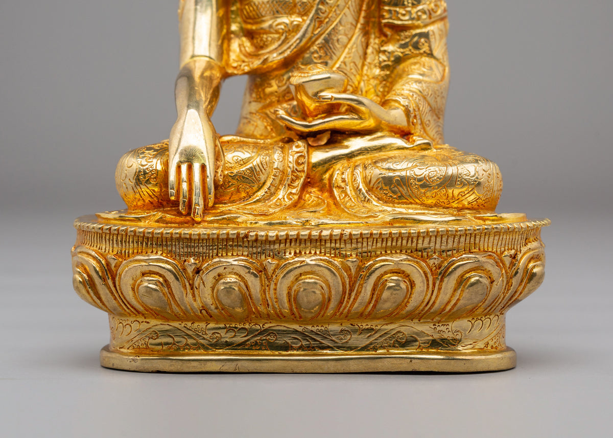 Tibetan Namo Shakyamuni Buddha Statue | Spiritual Home Decor