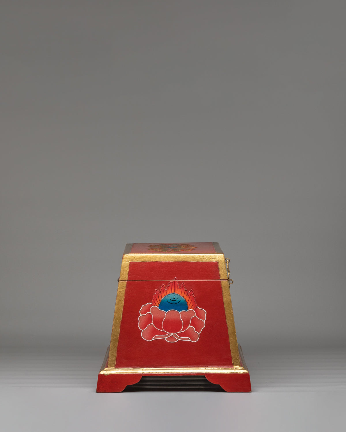 Traditional Tibetan Box for Home Decor | Handcrafted Wooden Storage Box