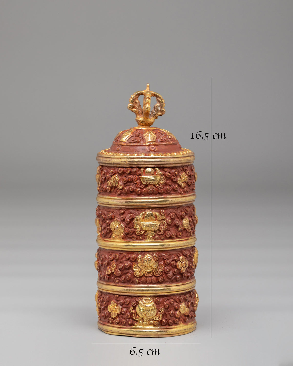 Traditional Tibetan Dhupur Rice Pot | Sacred Offering Vessel for Rituals