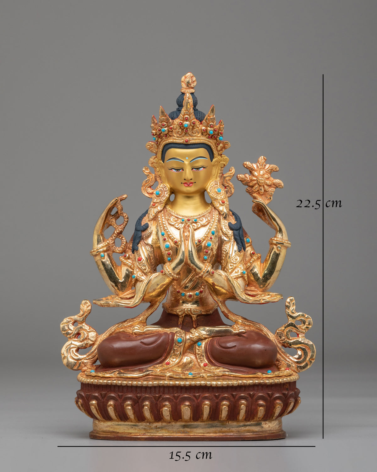 Traditional Chenrezig Compassion Sculpture | Bodhisattva of Compassion Statue