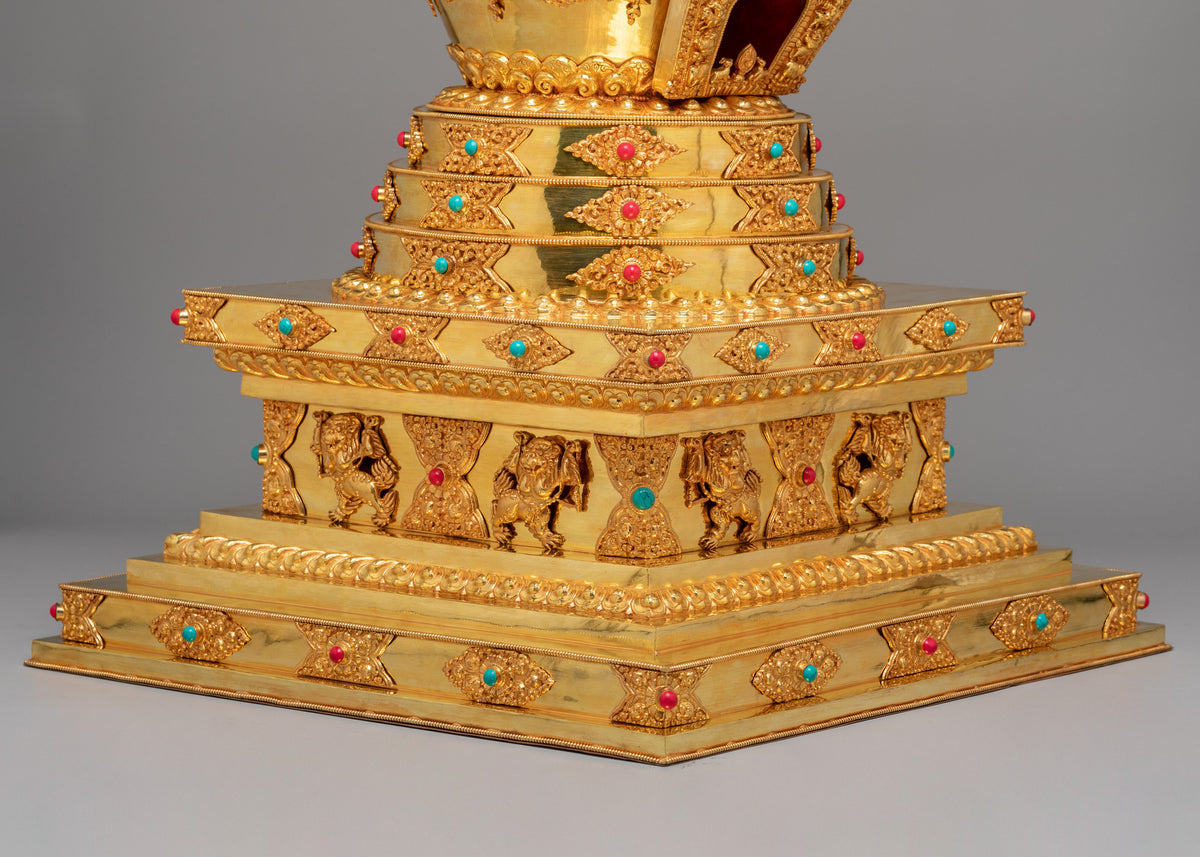 Tibetan Namgyal Chorten | Spiritual Home Decor