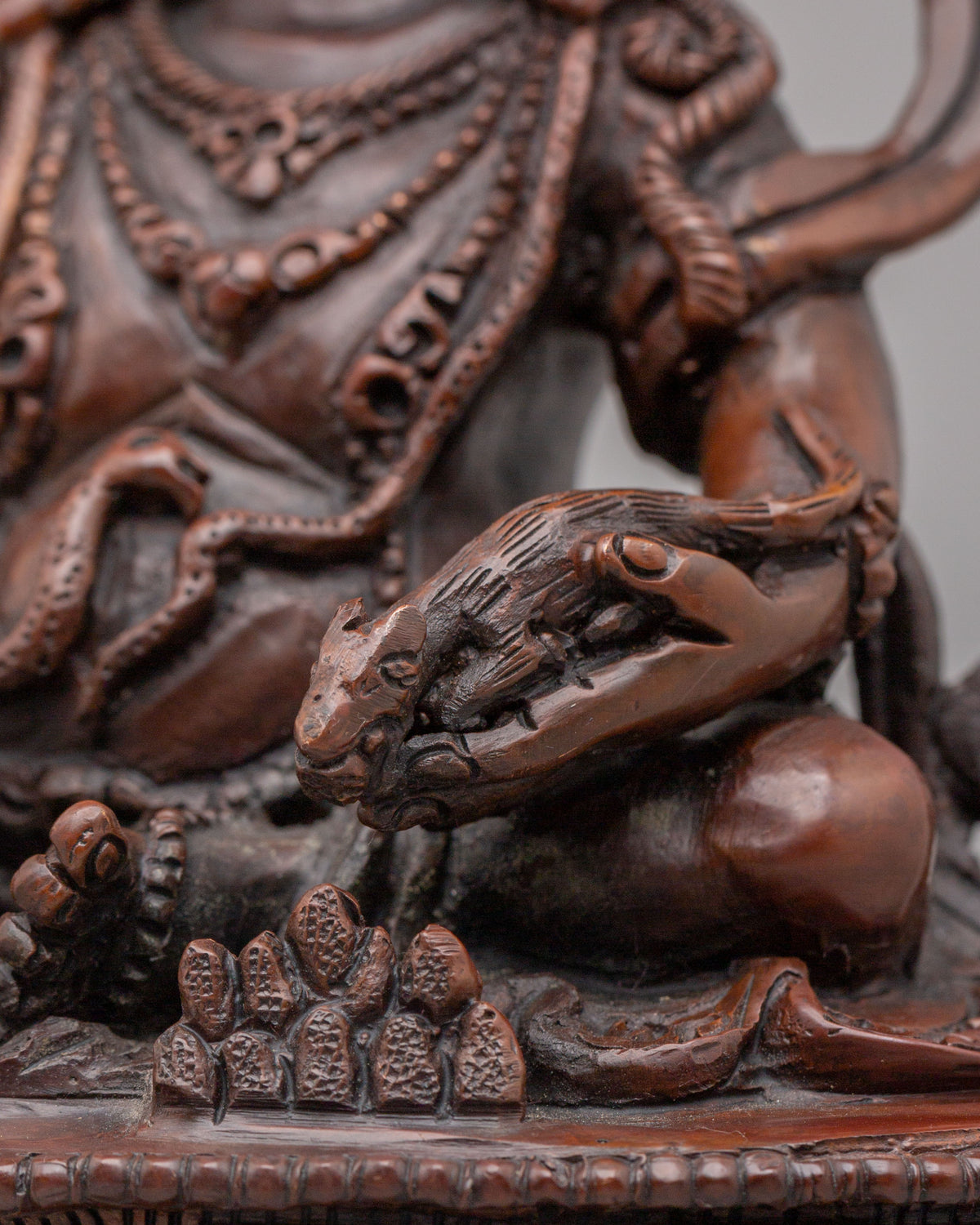 Tibetan Wealth Deity Dzambhala Sculpture | Symbol of Prosperity