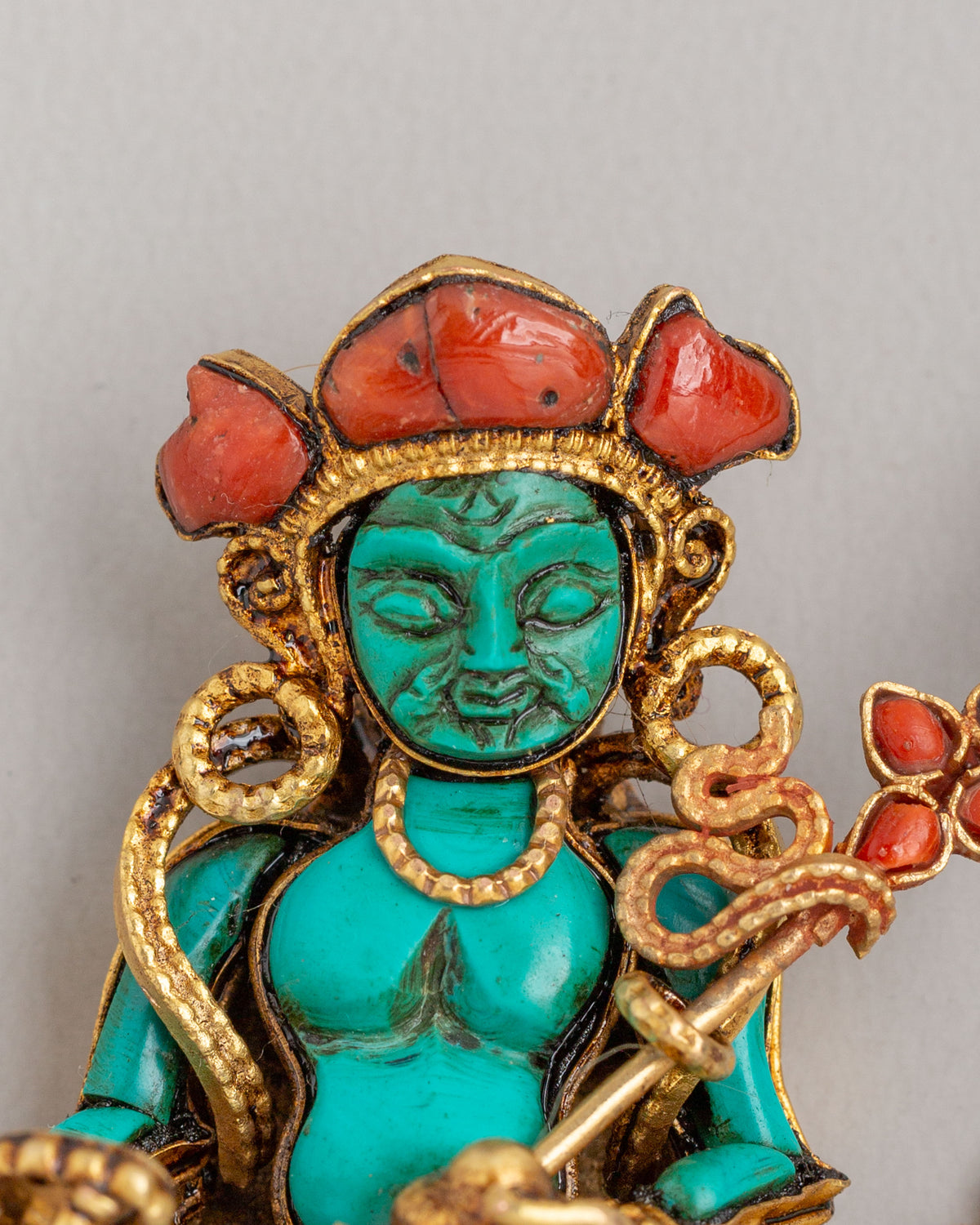 Buddhist Guru Rinpoche Locket | Padmasambhava Tibetan Sacred Pendant