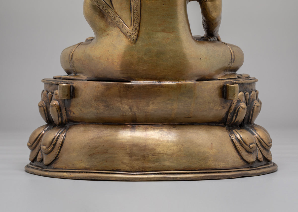 Shakyamuni Buddha Sacred Buddhist Statue | Handcrafted Figurine for Altar Decor