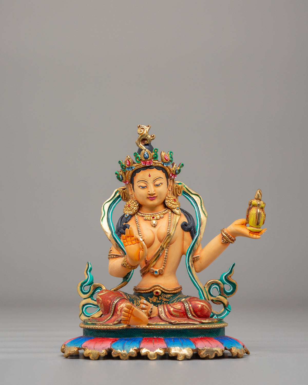 Yeshe Tsogyal and Mandarva Statue | Sacred Vajrayana Master Set
