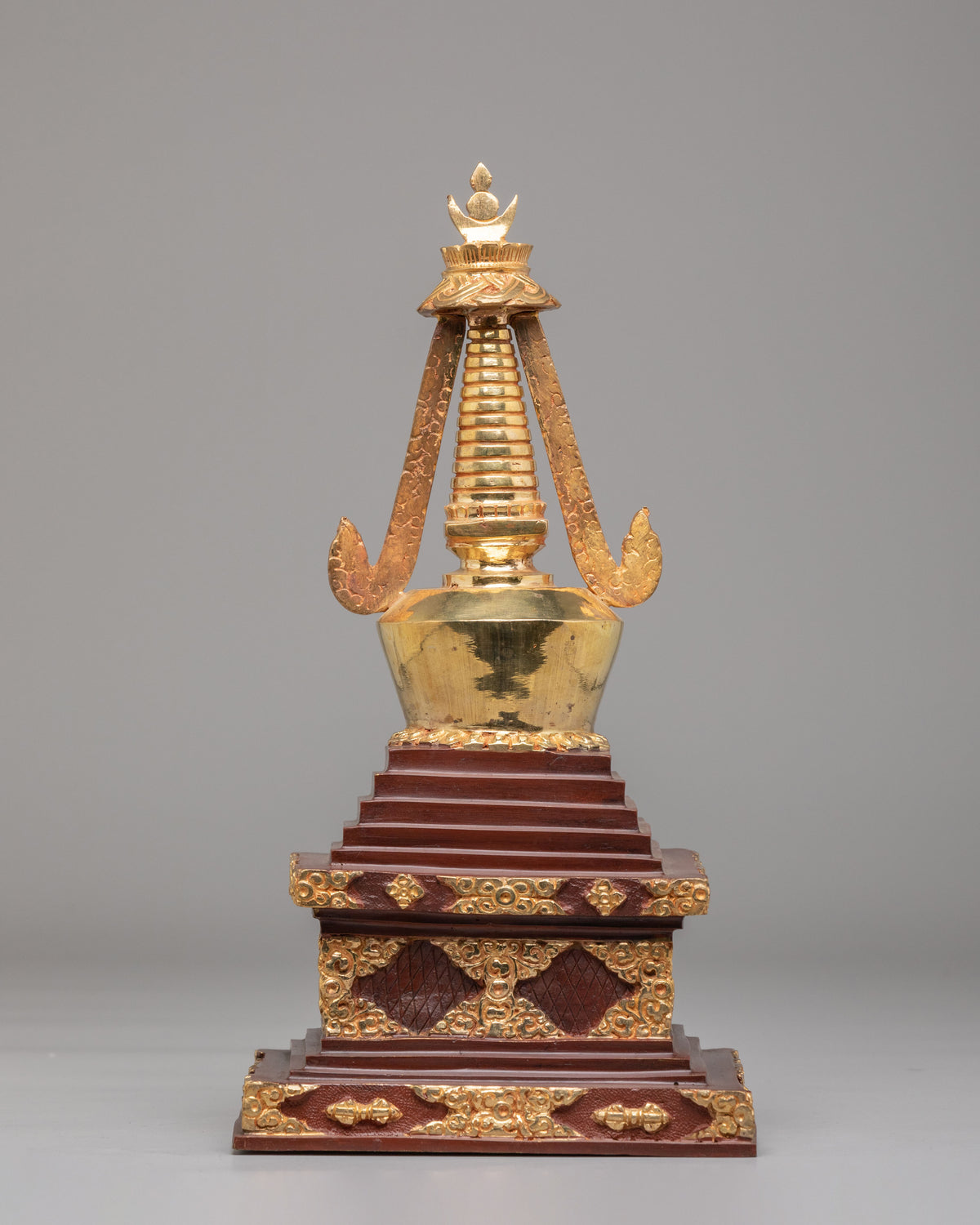 Traditional Tibetan Enlightenment Stupa | Symbol of Spiritual Awakening