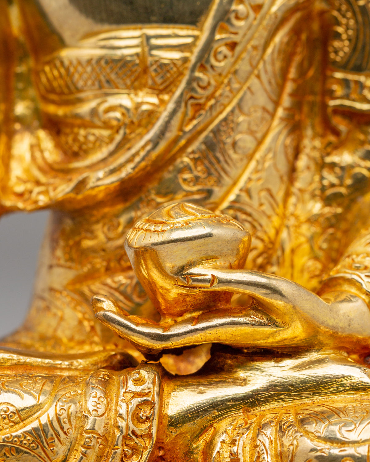 Tibetan Namo Shakyamuni Buddha Statue | Spiritual Home Decor