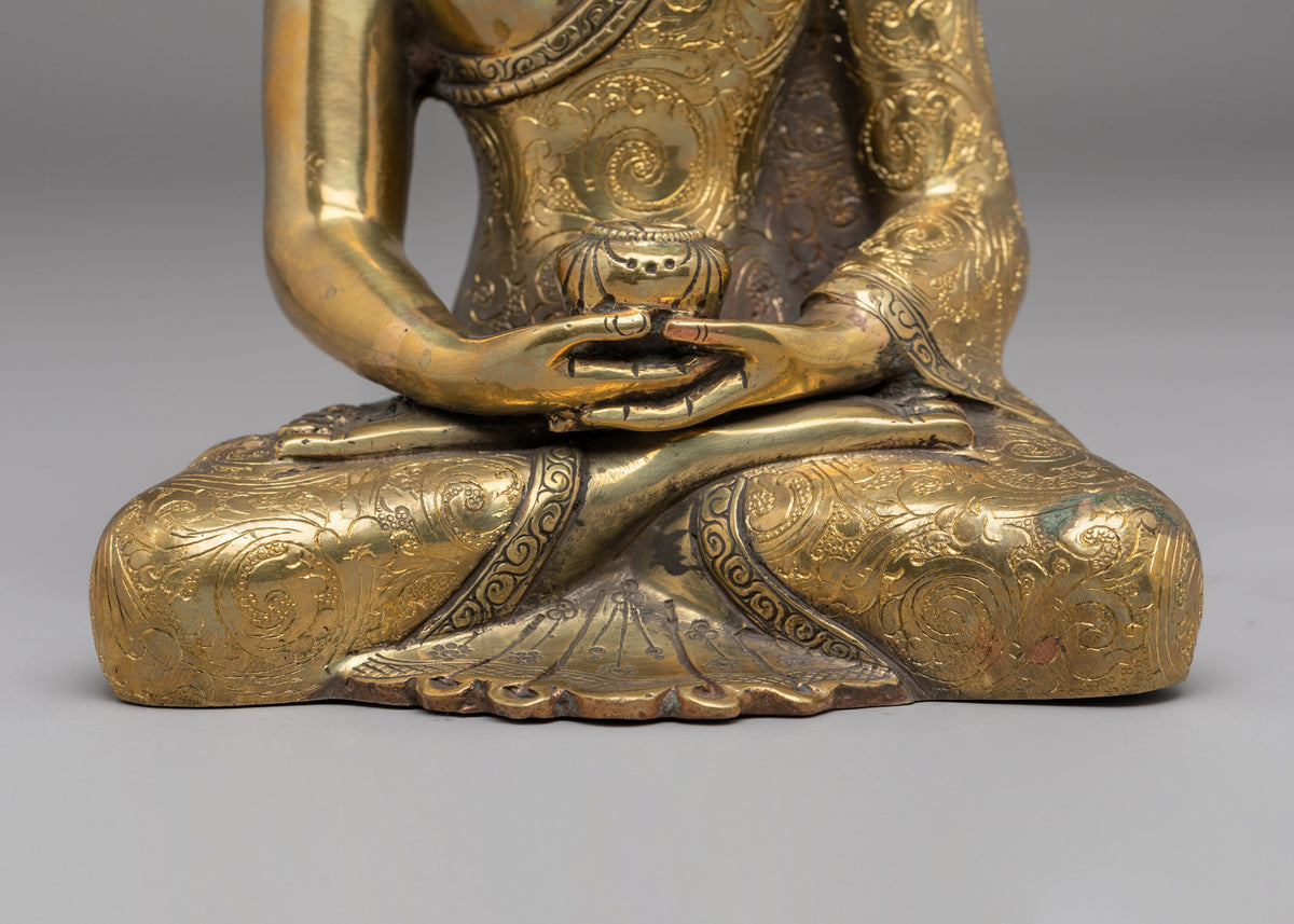Pure Land Amitabha Buddha Shrine Statue | Spiritual Home Decor