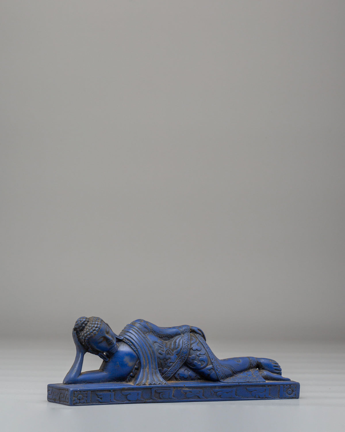 Handcrafted Reclining Buddha Statue | Himalayan Shrine and Meditation Art
