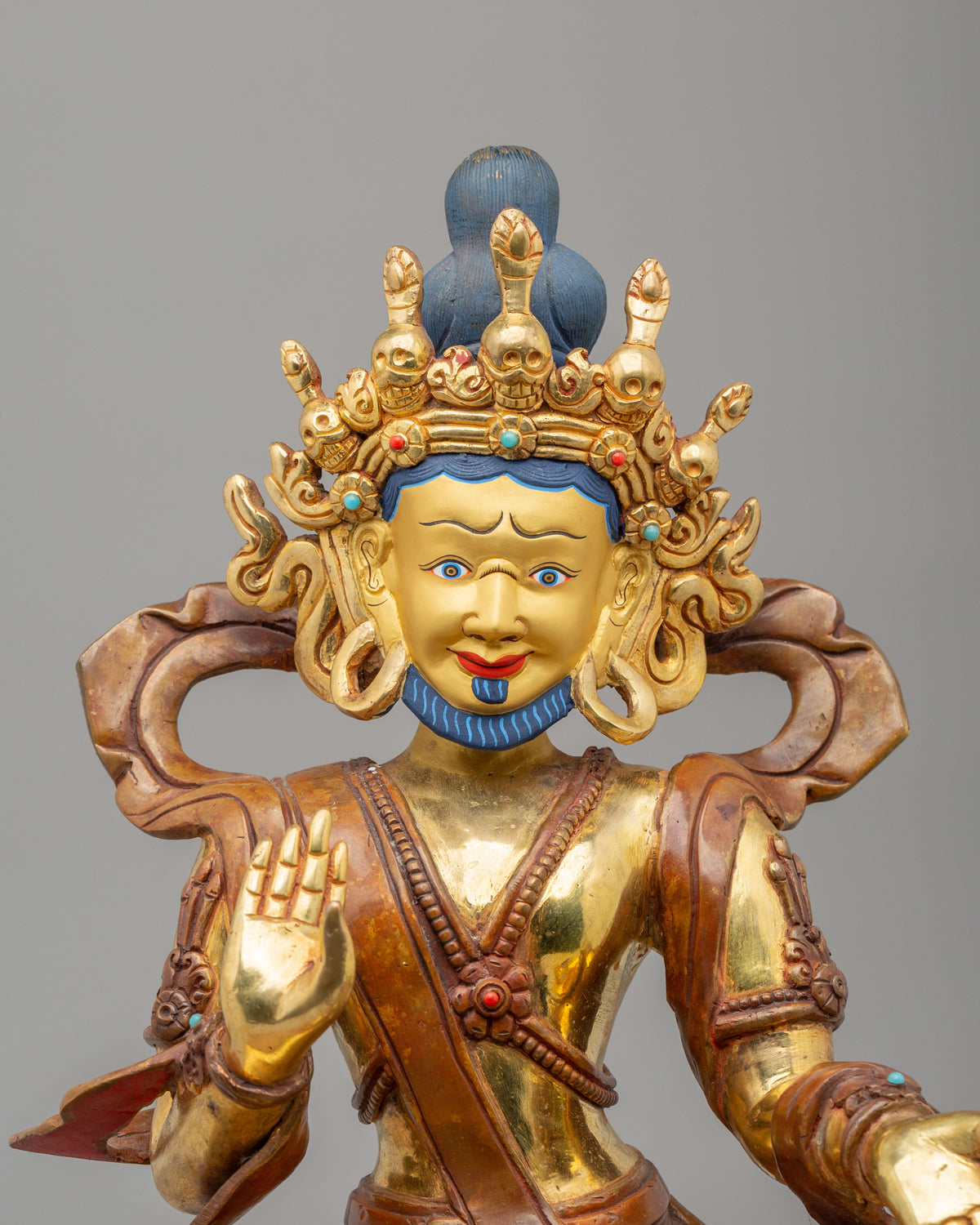 Mahasiddha Naropa Buddhist Sculpture | Handmade Tibetan Art