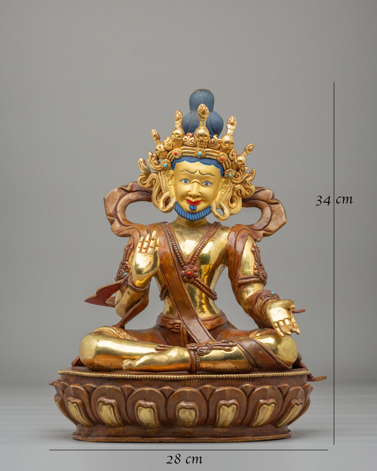 Mahasiddha Naropa Buddhist Sculpture | Handmade Tibetan Art