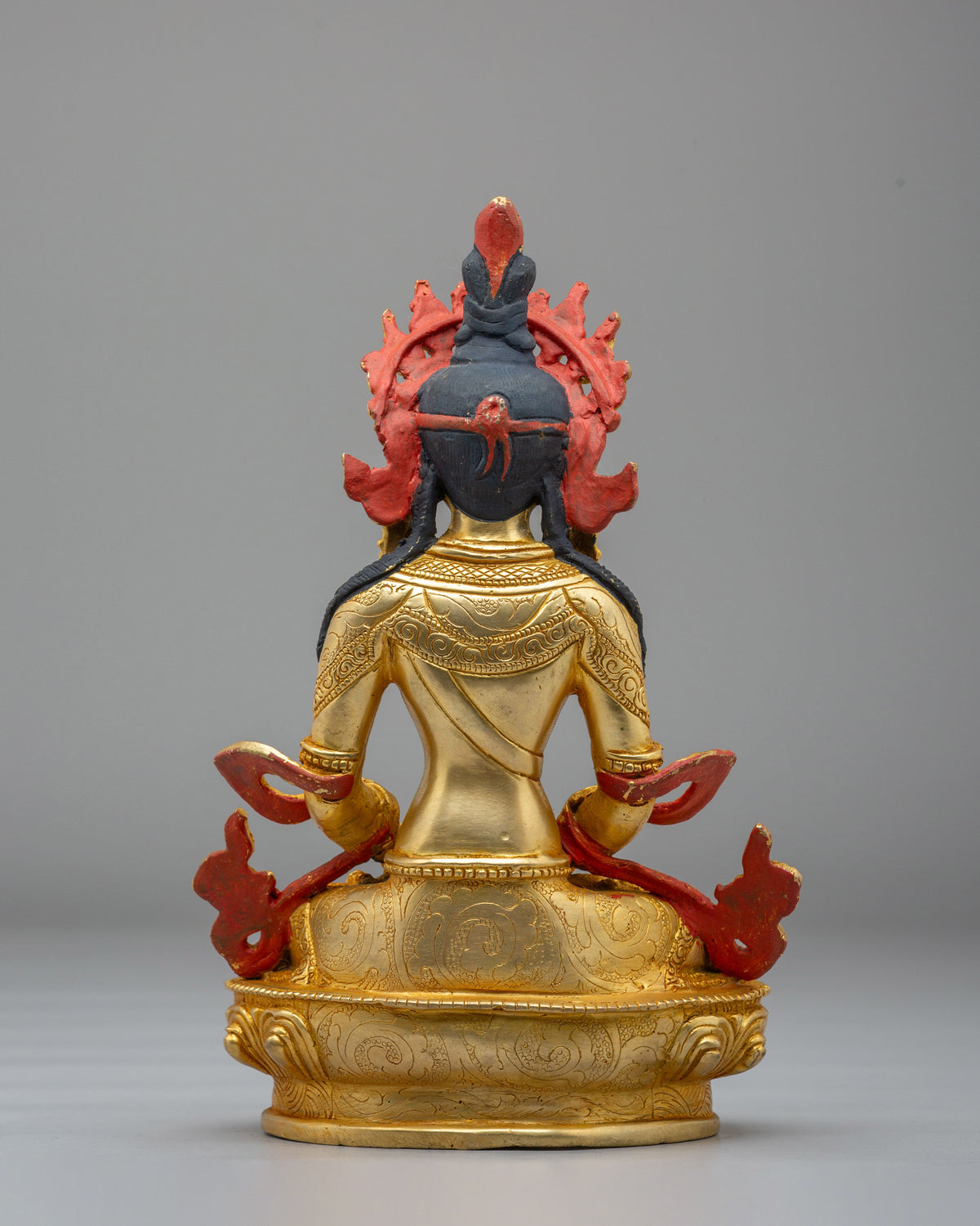 Sacred Amitayus Buddhist Statue | Traditional Handmade Artwork