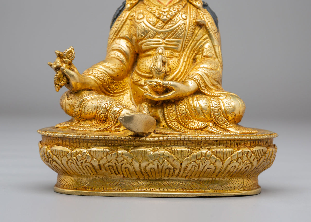 Spiritual Master Padmasambhava Statue | Traditional Himalayan Artwork
