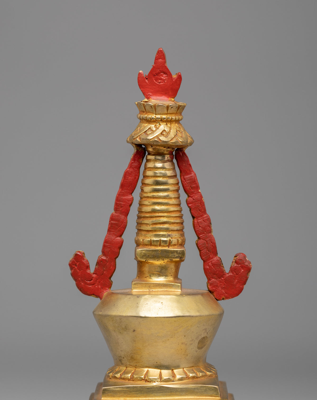 Traditional Tibetan Enlightenment Chorten | Symbolic Spiritual Monument