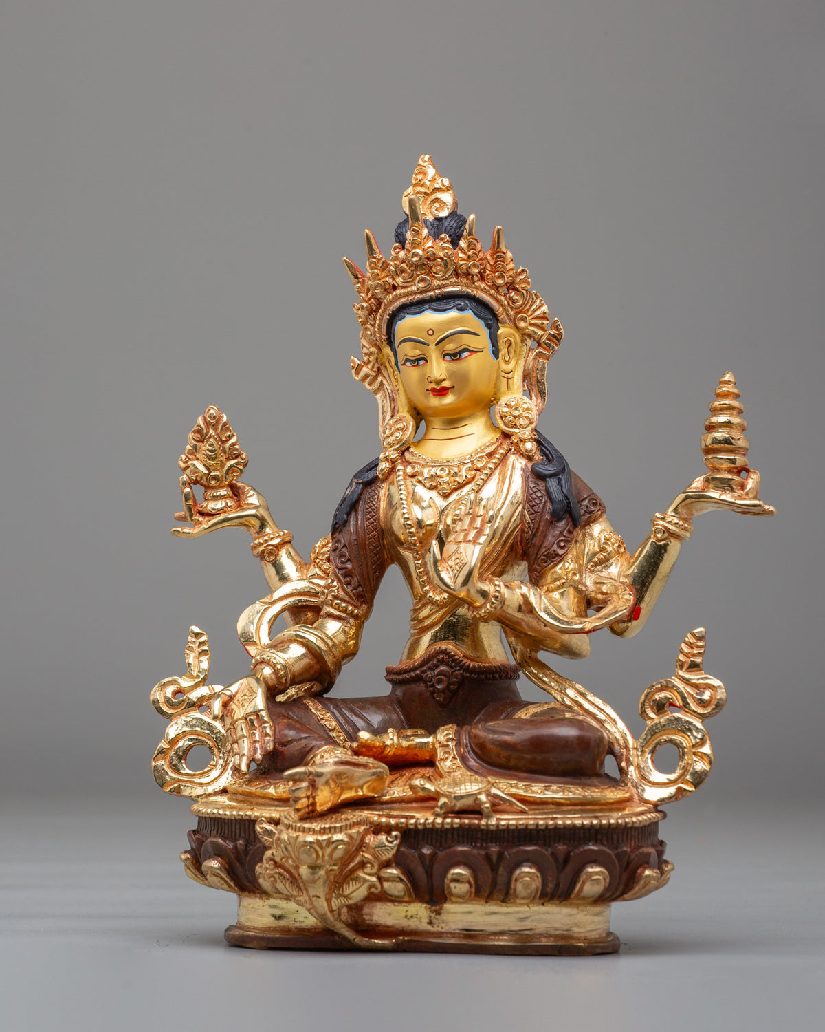 Handcrafted Lakshmi Sculpture | Sacred Altar Home Decor